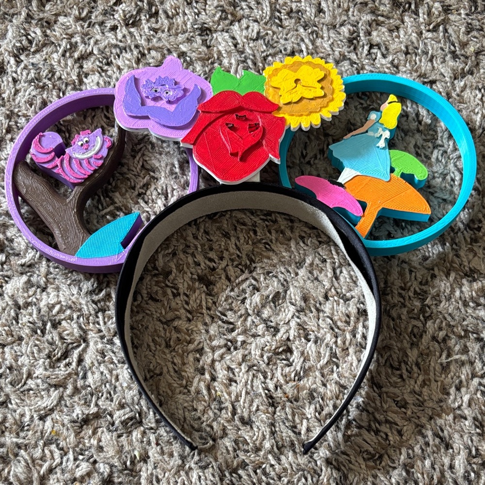 Disney Alice in Wonderland Mickey Ears Headband